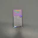 BTArtbox White Press On Nails Short - Soft Gel Press on Nails Almond, White Glue on Nails with Nail Glue, Reusable Stick on Nails in 16 Sizes, Cream Puff