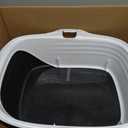 Arm & Hammer Rimmed Cat Litter Box with High Sides and Microban, Made in USA
