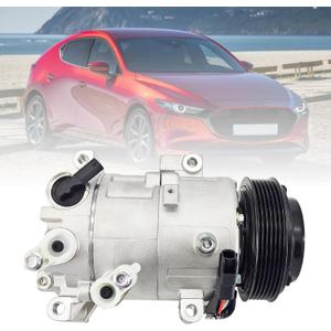 BDGF61450 AC Compressor Compatible with Mazda 3/CX-30/CX-50 2.0L/2.5L 2019-2023 Replaces 3DA-DM8P, AEH394, MZBDGF61450, 158394, 640032, A76519, AEG394