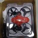 V995 Red Mini Drone for Kids and Beginners,Indoor RC Quadcopter Plane with 3D Flips, 360 Rotation, Circle Fly, Auto Hover, Headless Mode, 21Mins 3 Batteries, Gift for Boys and Girls