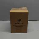 Hummingbird Feeders for Outdoors Hanging, BOLITE Glass Hummingbird Feeder, Hand Blown Twisted with Ant Moat and Five Feeding Ports, 24 Ounces, Leak Proof, Purple, Gifts for Women Men