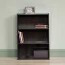 Sauder Beginnings 3-Shelf Bookcase, Bookshelf with Adjustable Storage Shelves, in Med Wood Finish