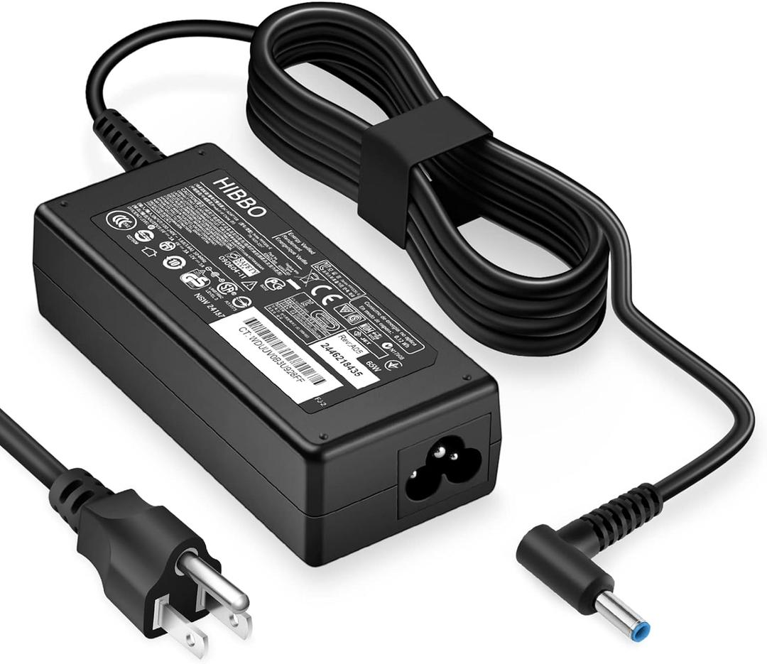 2 x Charger Compatible with HP Laptop Computer 65W 45W Smart Blue Tip Power Adapter