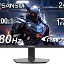 SANSUI 24 Inch Gaming Monitor 180Hz, DP 1.4 & HDMI 2.0 Ports High Refresh Rate Computer Monitor, Racing FPS RTS Modes, 1ms Response Time 110% sRGB (ES-G24F4, HDMI Cable Included)