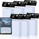 600 Pack Card Sleeves, Perfect Fit Inner Sleeves Ideal for Double-Sleeving, Trading Card Sleeve Compatible with MTG, TCG, Gaming Cards (Clear)