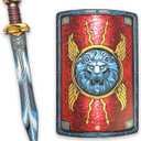 Liontouch Roman Legionary Sword & Shield | Historical Combat Toy Set for Childrens Pretend Play As A Soldier in Ancient Rome | Safe Weapons & Battle Armor for Dress Up & Gladiator Costumes for Kids