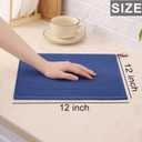 Homaxy 100% Cotton Waffle Weave Dish Cloths - 8 Pack Soft and Absorbent Dish Towels - 12 x 12 Inches Quick Dry Dish Rags - Multiple Colour