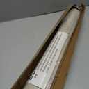 LazBlinds No Drill TDBU Roman Shades, Blackout - Beige, 34" W x 64" H