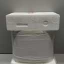 20.5" White Modern Ceramic Bedside Lamp Set of 2 for Bedroom Decor Farmhouse Table Lamp for Living Room Office Dorm