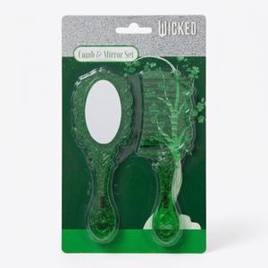 Wicked Comb and mirror set Green