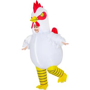 Stegosaurus Inflatable Chicken Costume for Kids Halloween Costume for Kid Boys Girls Funny Blow up Costumes for Cosplay Party