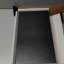 WESTREE Dual Monitor Stand Riser with Two Drawers, Extra Large Storage Monitor Stand for 2 Monitors, Desktop Oraganizer Stand for Computer,Laptop,Screen,Printer,TV (Black)