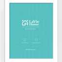 LaVie Home 18 x 24 Poster Frame White, Display Pictures 16x20 with Mat or 18x24 Without Mat, Stable and Sturdy Picture Frame and Polished Plexiglass, Horizontal and Vertical Format of The Wall1 Pack