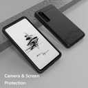 2 x Teelevo Wallet Case for Onyx Boox Palma 6.13", Dual Layer Case with Card Slot Holder and Kickstand for Onyx Boox Palma 6.13" - Black