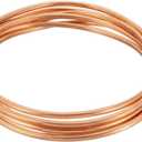 uxcell Refrigeration Tubing 1/8" OD x 5/64" ID x 6.5 Ft Length Soft Coil Copper Tubing