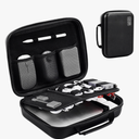 ProCase Hard Travel Electronic Organizer Case for MacBook Power Adapter Chargers Cables Power Bank Apple Magic Mouse Apple Pencil USB Flash Disk SD Card Small Portable Accessories Bag