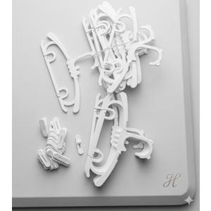 18  Non-Slip Clothes Hangers for Baby and Kids -Pack Velvet Hangers with Movable Clips, Heavy-Duty and Space-Saving for Pants,Skirts, Coat, White
