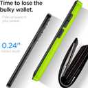 for Samsung Galaxy S24 Wallet Case with Card Holder, Dual Layer Heavy Duty Protective Shockproof Hidden Card Slot Slim Wallet Case for Samsung S24 5G 6.2 inch (Light Green)