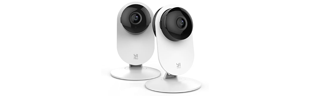 YI 2K 3MP Home Security Camera 2PC, Indoor Camera with Person, Vehicle, Animal Detection, Phone App for Baby, Pet, Dog, Monitoring, Works with Alexa