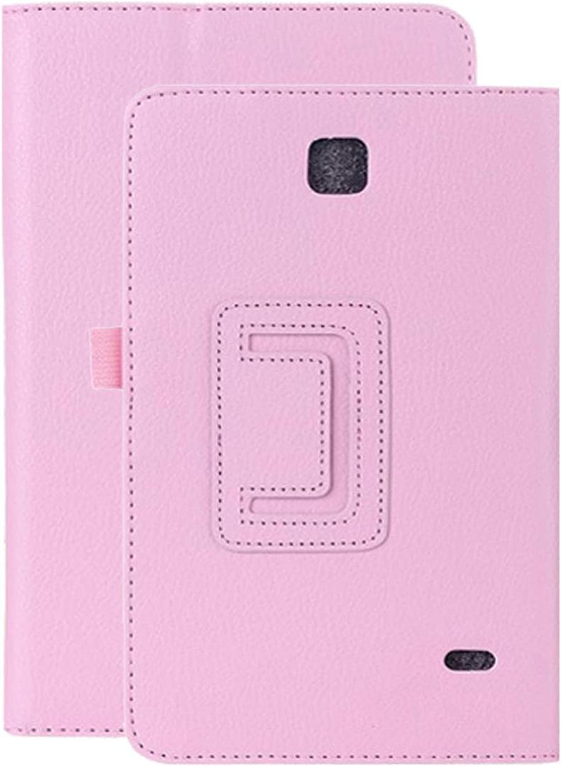 Slim Folding Folio Stand Case for Samsung Galaxy Tab S2 8.0 inch 2015 (SM-T710 T715 T713 T719), Lightweight Magnetic Closure PU Leather Flip Shockproof Auto Wake/Sleep Smart Cover Pink