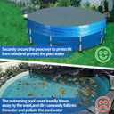 1312 Ft Winter Pool Cover Seal for Above Ground Pools, Winter Pool Cover Seal for Above, Windproof Stretchable Pool Cover Wrap Stretch Film Clear Cling for Keep Pool Clean