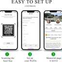 Large Urn for Human Ashes Adult Male Solid,Wooden urn with QR Memorial webpage. Quality Wooden Keepsake Box for Memorial Cremation Ash | Up to 220 lbs Cremains Capacity