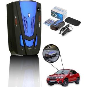 KF Premium Blue Car Radar 16 Band V7 GPS Speed Safe Detector - Stay Informed on The Road w Advanced 360° Laser Detection Voice Alerts and GPS Accuracy Comprehensive Road Safety Awareness