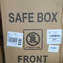 4.0 Cubic Large Home Safe Fireproof Waterproof, Alloy Steel Fireproof Safe Box with Fireproof Bag, 2 Spare Keys and 3 Removable Shelves, Anti-theft Fire Safes for Home Money Documents Valuables
