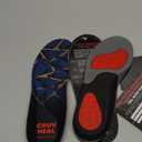 CRUVHEAL Work Orthotic Insoles - Anti Fatigue Medium Arch Support Shoe Insert Men Women - Plantar Fasciitis Flat Feet - Relieve Foot Pain - Work Boot Insoles Standing All Day (M, Blue) (M(Men 7.5-9||Women 8.5-10))