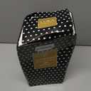 LUKA 6 Ounce Ceramic Stackable Black and White Checkered Espresso Cups with Saucers and Metal Stand Set of 4, Cappuccino Cups Set for Coffee Drinks, Latte, Cafe Mocha and Tea