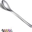 Dinner Spoons 6 Piece, 8.1'' Stainless Steel Tablespoons, Soup Spoons, Dessert Spoons, Spoons Silverware for Home, Kitchen or Restauran,Dishwasher Safe (Silver)