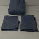 HORIMOTE HOME Quilt Queen Size Dusty Blue, Lightweight Quilts for Summer Ultra-Soft Microfiber Modern Style Quilted Clouds Pattern Bedspread Quit Set 3 Pieces(1 Quilt and 2 Pillow Shams)