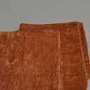 Terracotta Cozy Soft Throw Pillow Covers Decorative Chenille Square Couch Cushion Cases for Sofa Decor, Set of 2, 20 x 20 Inches