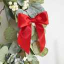 AIMUDI Red Satin Bows 5.5" Bow for Gift Wrapping Satin Twist Tie Bows Premade Ribbon Bow for Treat Bags Invitations Baskets Wreaths Crafts Wedding Birthday Party Mother's Day Decorations, 24 PCs