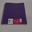 Mead Planner 2024-2025 Academic, Weekly & Monthly, 8 1/2" x 11", Large, Basic, Purple (CAW62059)