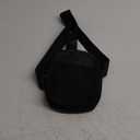 Mini Sling Bag Crossbody Fanny Pack Men & Women - Switchable Strap, RFID Blocking, Water-Repellent, Hidden Pocket (Black)