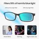 PROSPEK Blue Light Reading Glasses for Men and Women, Computer Reading Glasses 2.50 with Blue Light Protection and Clear Lens, Anti Eyestrain Glasses