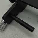 Kipika J-Hooks for 2'x2'and 3'x3' Power Rack - Bottom Reinforced Steel Hooks with Rubber Pad - Set of 2 (C: For 3"x3" Rack with 5/8" or 1" Hole)