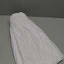 PureFit Wrap Around Ruffled Bed Skirt with Adjustable Elastic Belt - 18 Inch Drop Easy to Put On, Wrinkle Free Bed skirt Dust Ruffles, Frame Cover for Queen, King and C-King Size Beds, White