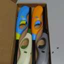 Butane Lighter, 4pcs Refillable Long Flame Lighter for BBQ Candle(No Butane Inside) (Blue)