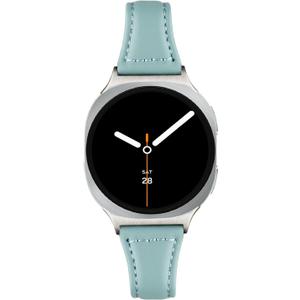 Slim Leather Bands Compatible with Samsung Galaxy Watch 8 40mm/44mm Classic 46mm Straps Wristbands Women