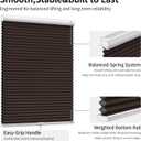 MYshade Cordless Blackout Cellular Shades for Windows, Honeycomb Window Shades with Thermal Insulation, Child & Pet Safe Room Darkening Shade, Easy Install,29" W x 72" H, Taupe