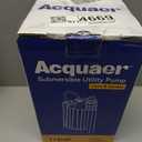Acquaer 1/3 HP Automatic Submersible Water Pump, 115V Sump Pump with 3/4 Garden Hose Check Valve Adapter,2160 GPH High Flow Water Removal for Swimming Pool Cover Hot Tubs Flooded House Basement