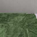 Kevin Textile Pack of 2 Spring Corduroy Soft Soild Decorative Square Throw Pillow Covers Set Cushion Cases Pillowcases for Sofa Bedroom Car 24 x 24 Inch 61 x 61 Cm Moss Green