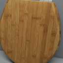 Bamboo Toilet Seat, Round, Soft Close, Magnetic Quick-Release for Easy Cleaning, Arch-Tite Never Loosens, Adjustable Fit