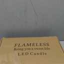 Set of 24 Waterproof Outdoor Flameless Candles, LED Candles with 4 Remote and Timer,(H 4" 5" 6" x D 2.2"),for Christmas,Halloween,Wedding,Festival