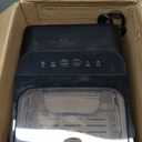 EUHOMY Nugget Ice Makers Countertop, Ready in 8 Mins, 35lbs/24H, Self-Cleaning, Portable Ice Maker Machine with Ice Scoop & Basket, Sonic Ice Maker with Chewable Pellet Ice for Home/Party/RV/Camping (Silver)