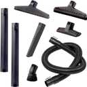 CRAFTSMAN CMXZVBE38800 2-1/2 in. Wet Dry Vac Pro Attachment Kit, Industrial-Grade Shop Vacuum Accessories for Heavy-Duty Projects, Fits 2-1/2 in. Hose Diameters