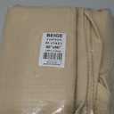 100% Cotton Blankets Queen Size for Bed - Waffle Weave Blankets for Summer, Lightweight and Breathable Soft Woven Blanket for Spring, White, 90x90 Inches (Beige, Queen (90" x 90"))