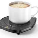Coffee Mug Warmer for Desk, 3 Temp Auto Shut Off, Candle Warmer Plate, Black, 12 oz
